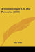 A Commentary On The Proverbs (1872) by John Miller