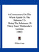 A Commentary On The Whole Epistle To The Hebrews V3: Being The Substance Of Thirty Years' Wednesday's Lectures (1867) by William Gouge