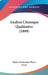 Analyse Chimique Qualitative (1899) by Marius Emmanuel Pozzi-Escot