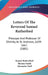 Letters Of The Reverend Samuel Rutherford: Principal And Professor Of Divinity At St. Andrews, 1639-1661 (1881) by Samuel Rutherford, Thomas Smith, Alexander Duff