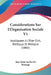 Considerations Sur L'Organisation Sociale V1: Appliquees A L'Etat Civil, Politique Et Militaire (1802) by Jean Saint-Sardos De Montagu