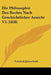 Die Philosophie Des Rechts Nach Geschichtlicher Ansicht V1 (1830) by Friedrich Julius Stahl