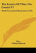 The Letters Of Pliny The Consul V2: With Occasional Remarks (1763) by Pliny, William Melmoth