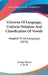 Universe Of Language, Uniform Notation And Classification Of Vowels: Adapted To All Languages (1878) by George Watson, E. H. W