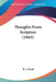 Thoughts From Scripture (1843) by R. Y. Read