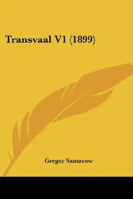 Transvaal V1 (1899) by Gregor Samarow