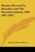 Weather Record For Honolulu And The Hawaiian Islands, 1894-1895 (1897) by Hawaiian Weather Bureau
