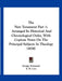 The New Testament Part 1: Arranged In Historical And Chronological Order, With Copious Notes On The Principal Subjects In Theology (1838) by George Townsend, T. W. Coit