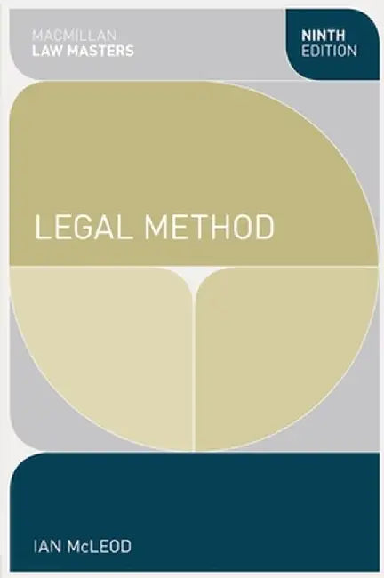 Legal Method by Ian McLeod