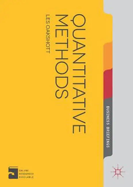 Quantitative Methods by Les Oakshott