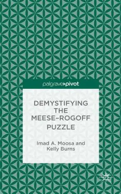 Demystifying the Meese-Rogoff Puzzle by I. Moosa
