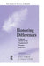 Honoring Differences: Cultural Issues in the Treatment of Trauma and Loss by Kathleen Nader