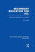 Secondary Education for All: Origins and Development in England by H C Dent