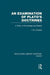 An Examination of Plato's Doctrines Vol 2 (Rle: Plato): Volume 2 Plato on Knowledge and Reality by I Crombie