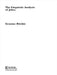 The Linguistic Analysis of Jokes by Graeme Ritchie