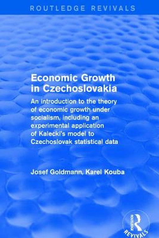 Economic Growth in Czechoslovakia by Golmann- Kouba
