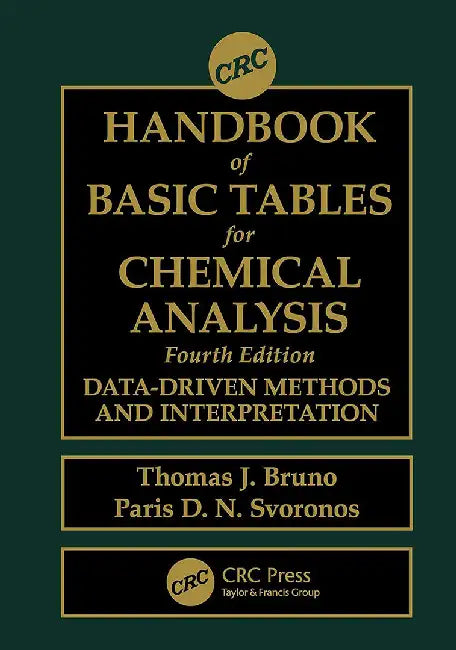 CRC Handbook of Basic Tables for Chemical Analysis by Knott, Barbara