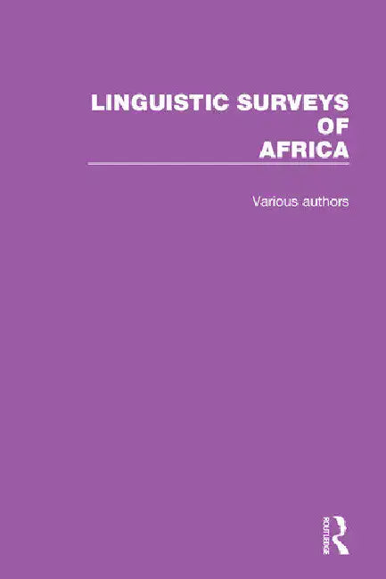Linguistic Surveys of Africa