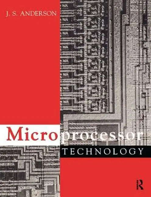 Microprocessor Technology by J S Anderson