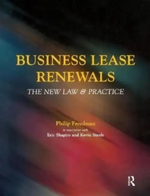 Business Lease Renewals by Eric Shapiro