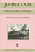 John Clare: Selected Poetry and Prose by John Clare