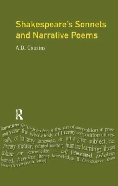 Shakespeare's Sonnets and Narrative Poems by A. D. Cousins