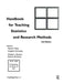 Handbook for Teaching Statistics and Research Methods by Mark E. Ware