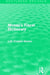 Money's Fiscal Dictionary by L.G. Chiozza Money