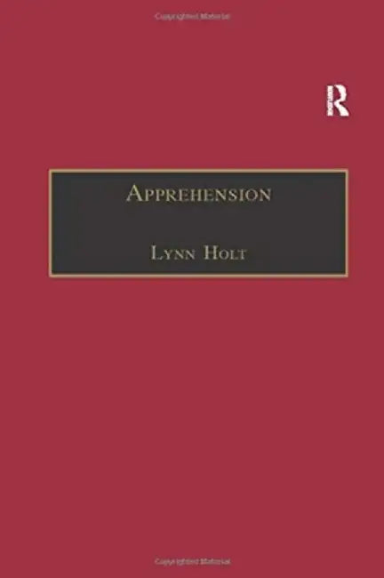 Apprehension: Reason in the Absence of Rules by Lynn Holt