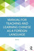 Manual for Teaching and Learning Chinese as a Foreign Language by Bo Hu