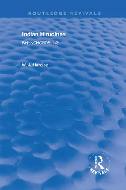 Indian Hirudinea: Rhynchobdellae by surname firstname