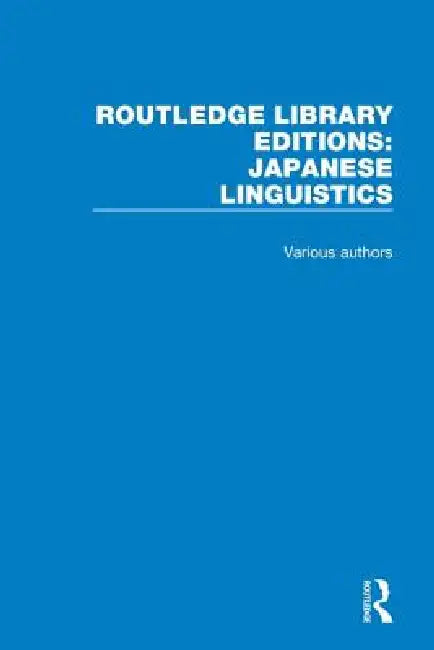 Japanese Linguistics