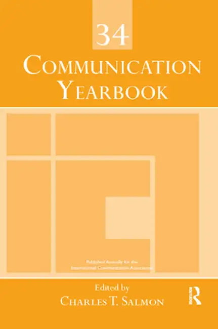 Communication Yearbook 34 by Charles T. Salmon