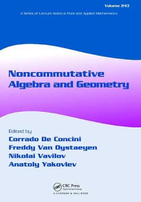Noncommutative Algebra and Geometry by Corrado De Concini