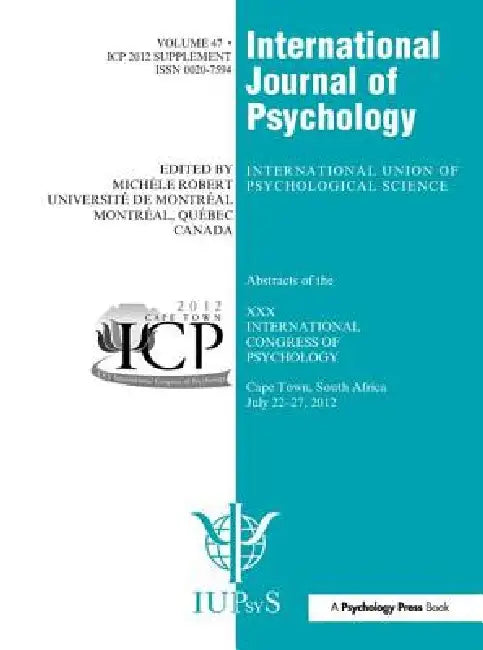 Xxx International Congress Of Psychology: Abstracts by Michele Robert