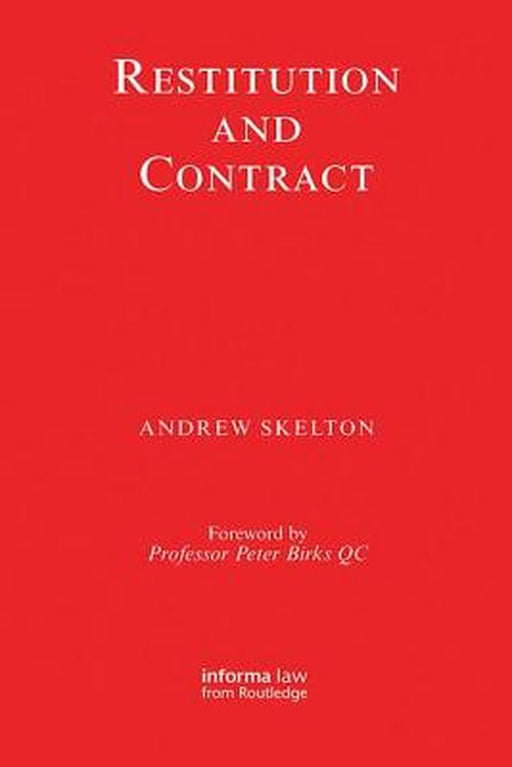 Restitution and Contract by Andrew Skelton