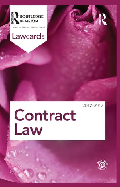 Contract Lawcards 2012-2013 by Routledge