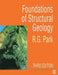 Foundation of Structural Geology by Professor R G Park