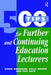 500 Tips for Further and Continuing Education Lecturers by David Anderson