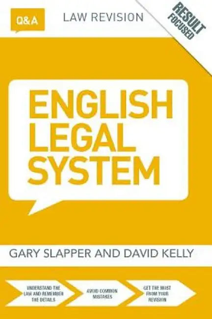 Q&A English Legal System by Gary Slapper