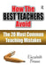 How the Best Teachers Avoid the 20 Most Common Teaching Mistakes by Elizabeth Breaux