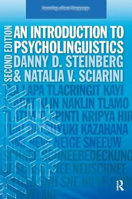 An Introduction to Psycholinguistics by Danny Steinberg