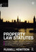 Property Law Statutes 2012-2013 by Russell Hewitson