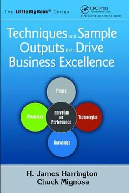 Techniques and Sample Outputs That Drive Business Excellence by H. James Harrington