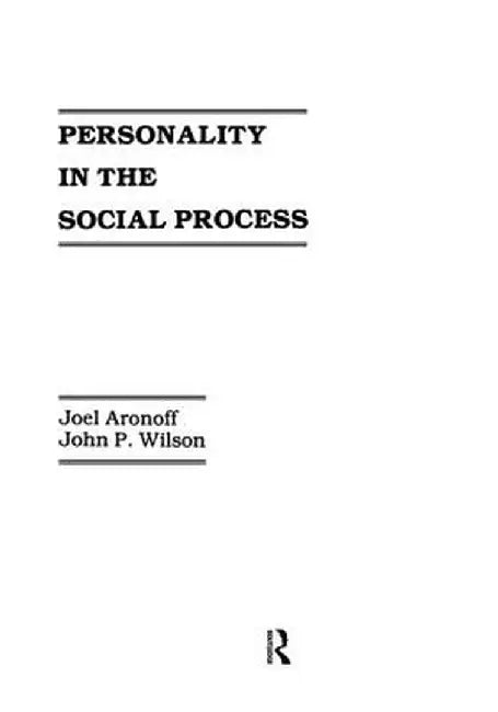 Personality in the Social Process by J. Aronoff