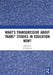 What's Transgressive about Trans* Studies in Education Now? by Z Nicolazzo