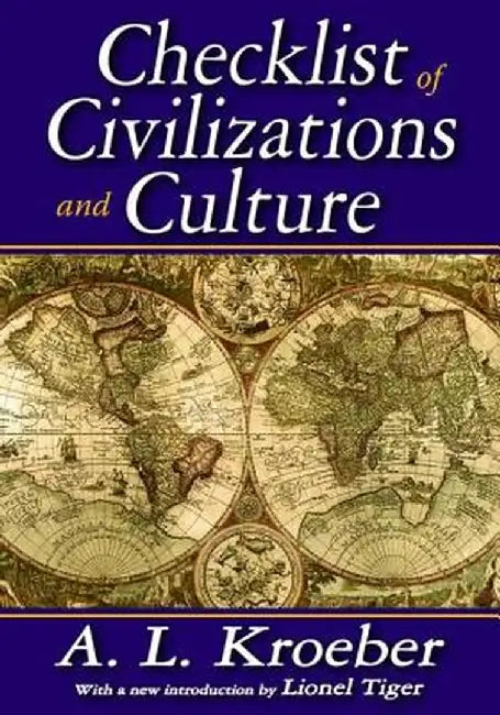 Checklist of Civilizations and Culture by A. Kroeber