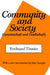 Community and Society by Ferdinand Tonnies, C. P. Loomis