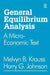 General Equilibrium Analysis: A Micro-Economic Text by Harry G. Johnson