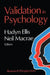 Validation in Psychology: Research Perspectives by Hadyn Ellis
